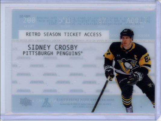 2023 Upper Deck Credentials #1997-SC 1997 Season Ticket - Acetate