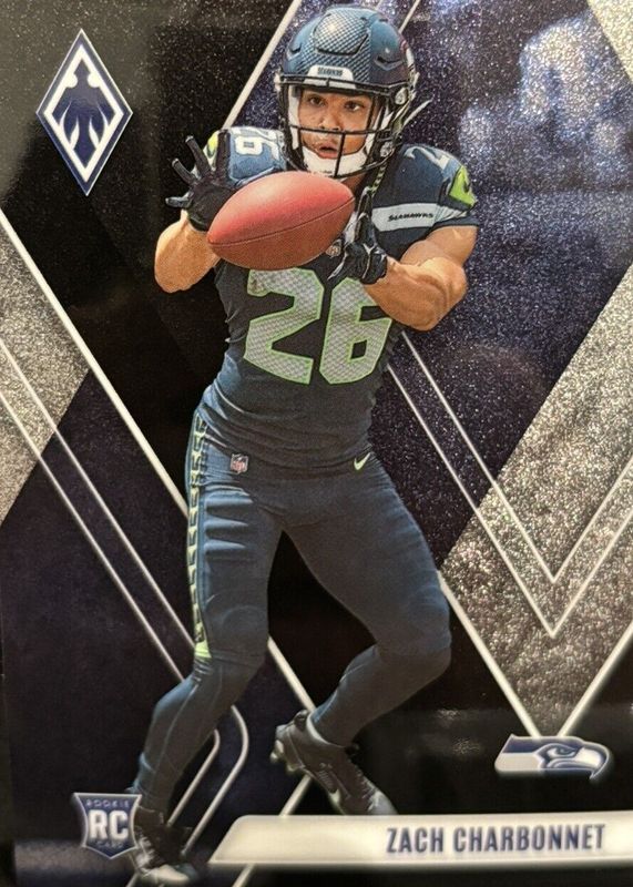 Zach Charbonnet 2023 Phoenix #127 Onyx /5 Rookie RAW