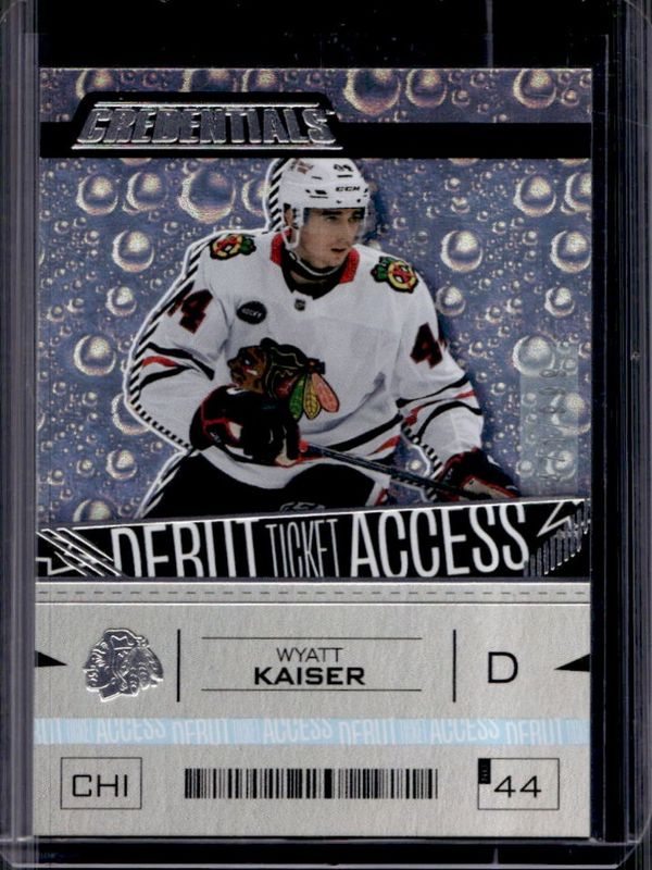 Wyatt Kaiser 2023 Upper Deck Credentials #145 Base /999 Rookie RAW