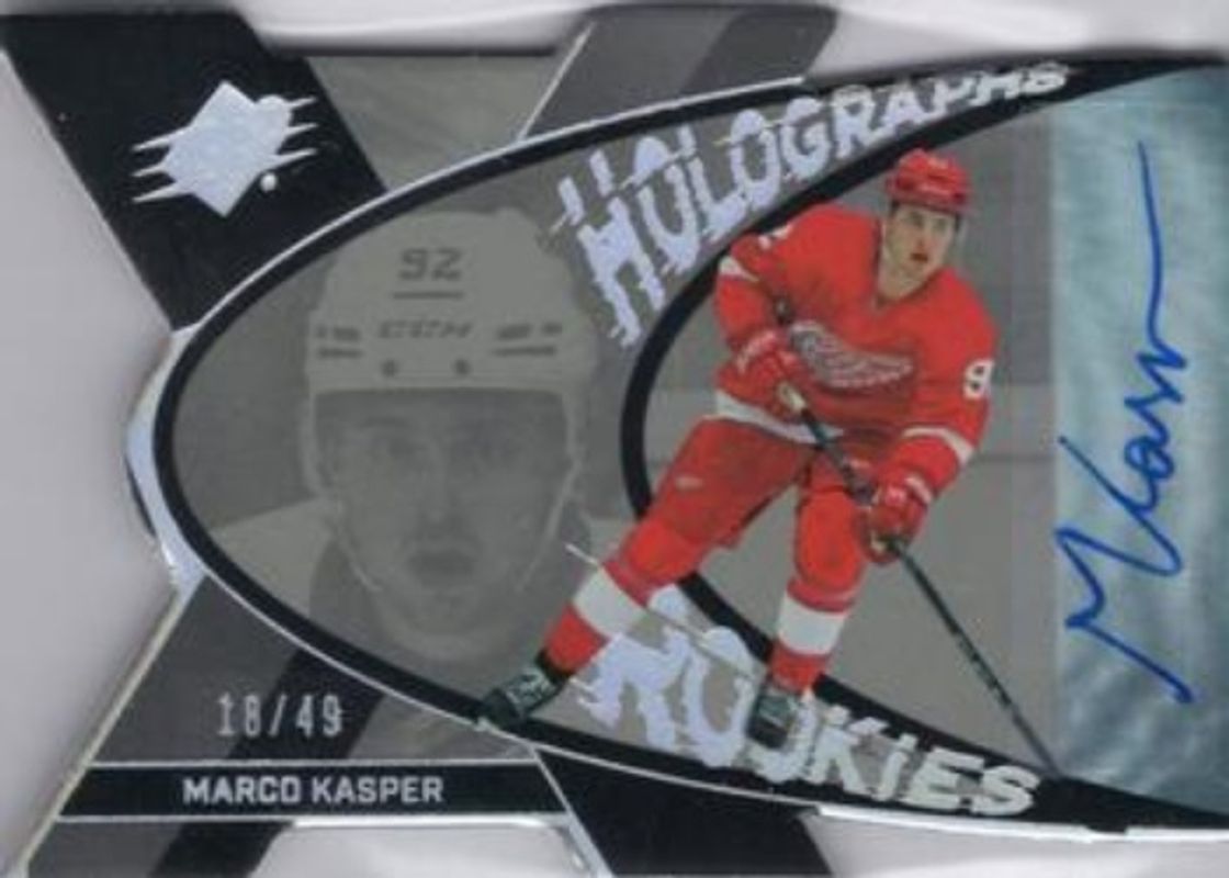 Marco Kasper 2023 SPx #HGR-KA Auto Holograph Rookies /99 RAW