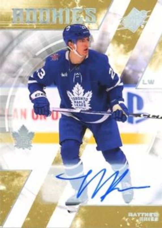 Matthew Knies 2023 SPx #134 Auto Rookie RAW