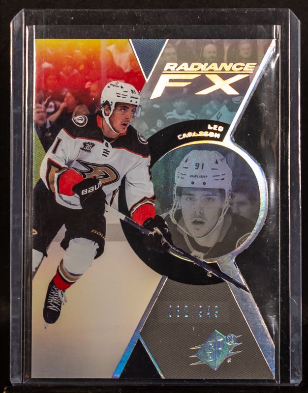 Leo Carlsson 2023 SPx #RFX-83 Radiance FX /949 Rookie RAW