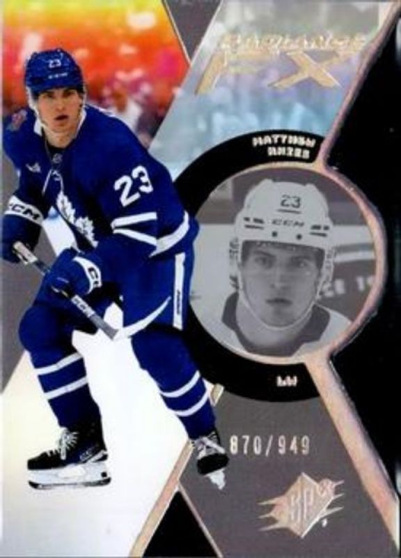 Matthew Knies 2023 SPx #RFX-99 Radiance FX /949 Rookie RAW