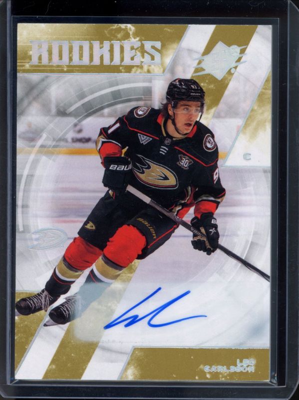 Leo Carlsson 2023 SPx #109 Auto Rookie RAW
