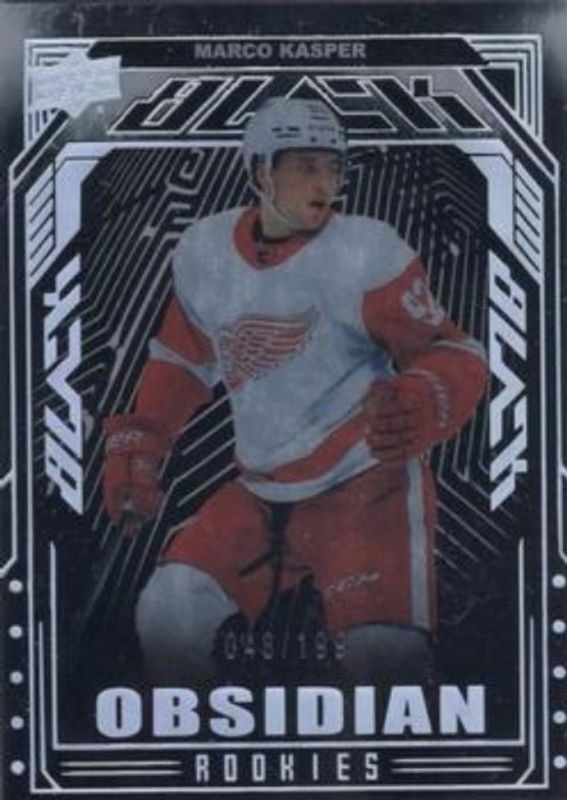 Marco Kasper 2023 SPx #OR-42 UD Black Obsidian Rookies /199 RAW