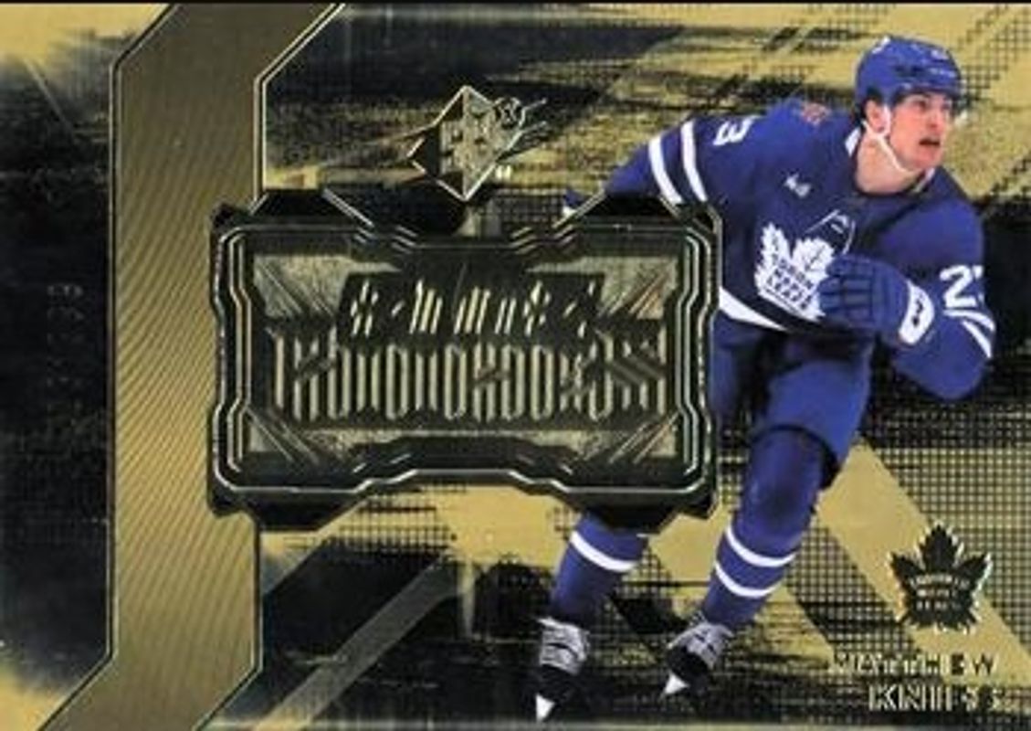 Matthew Knies 2023 SPx #F-3 Finite Rookies - Gold /399 RAW