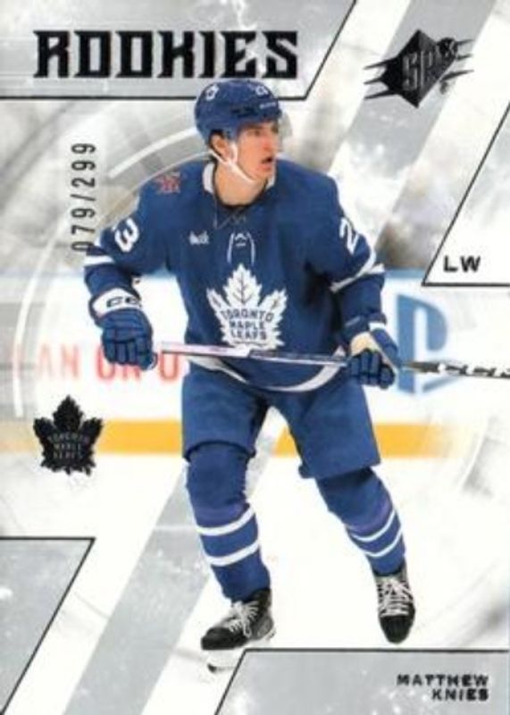 Matthew Knies 2023 SPx #134 Base /299 Rookie RAW