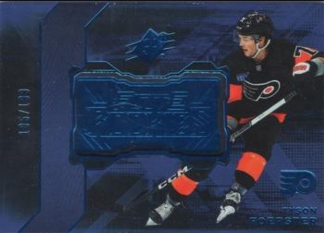 Tyson Foerster 2023 SPx #F-30 Finite Rookies - Green /199 RAW