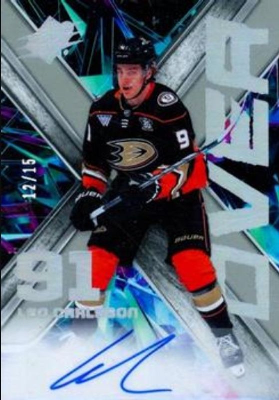 Leo Carlsson 2023 SPx #XO-LC X Over Signatures /15 Rookie RAW