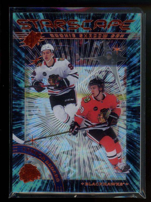 Connor Bedard 2023 SPx #SS-34 Starscape Shadow Box Rookie RAW