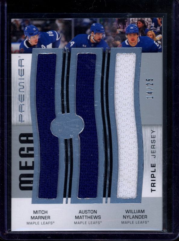 2023 Upper Deck Premier #PM3-MMN Premier Mega Jerseys Trios /25