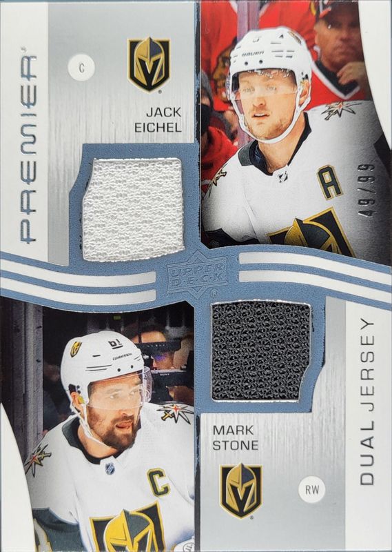 2023 Upper Deck Premier #PD-JEMS Premier Dual - Jerseys /99