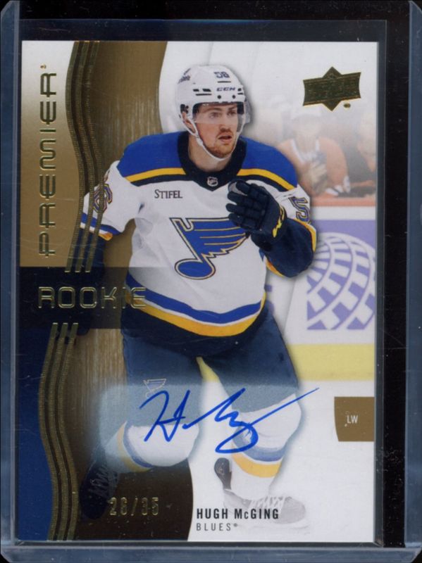 2023 Upper Deck Premier #126 Base Auto - Gold /35