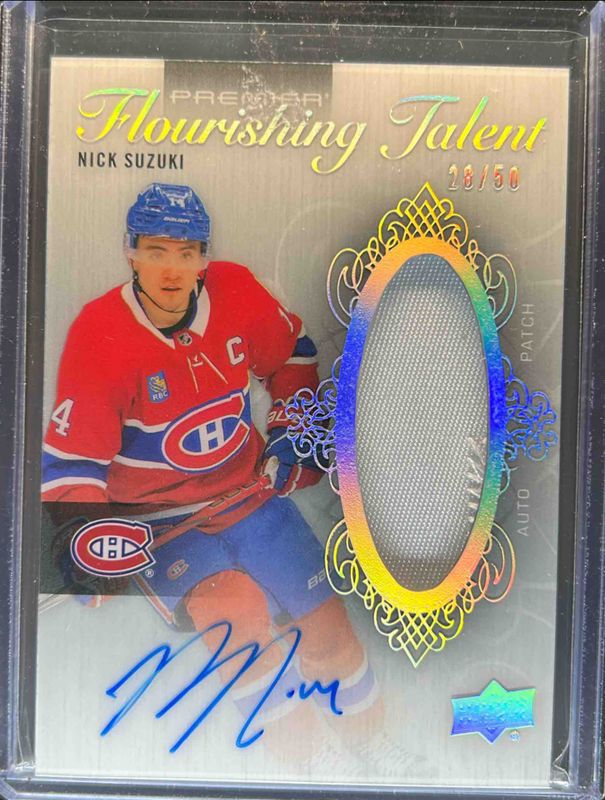 2023 Upper Deck Premier #FT-NS Flourishing Talent - Auto Patch /50