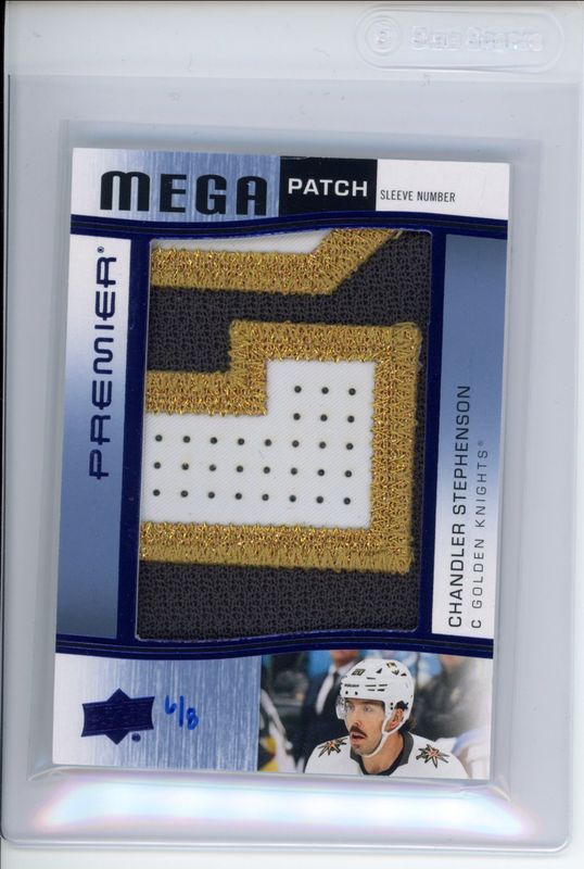 2023 Upper Deck Premier #PMP-CS Premier Mega Patch Sleeve Numbers /6
