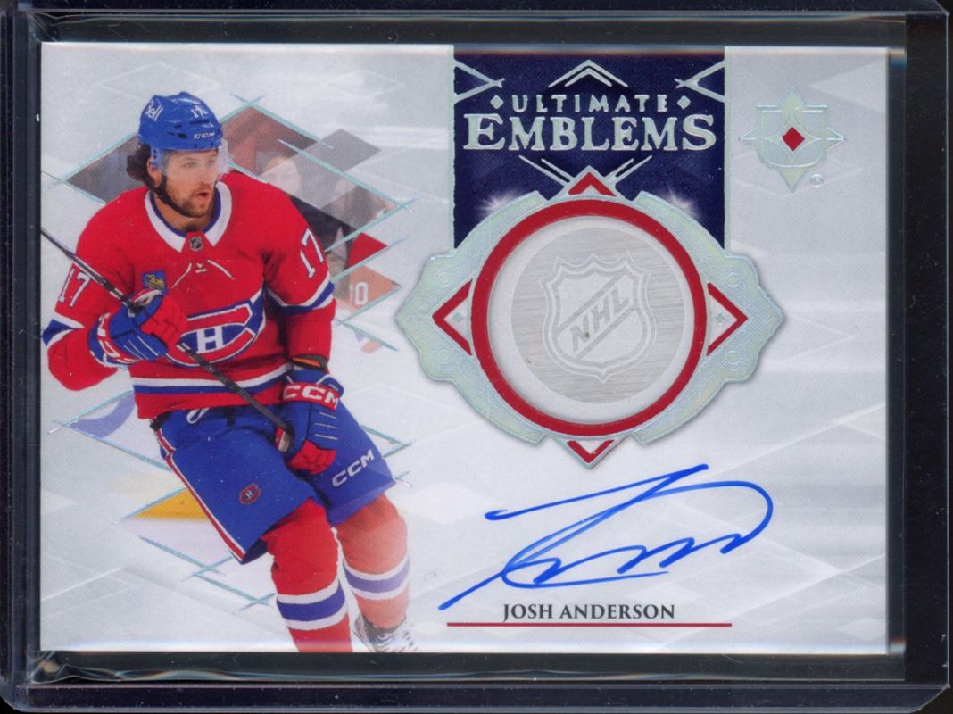 2023 Upper Deck Ultimate Collection #UE-JA Ultimate Emblems - Auto
