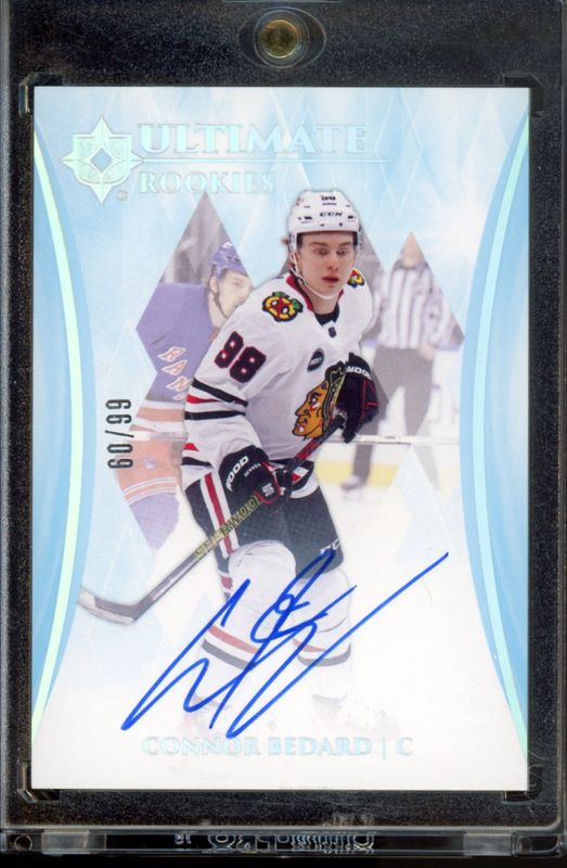 Connor Bedard 2023 Ultimate Collection #101 Ultimate Rookies RAW