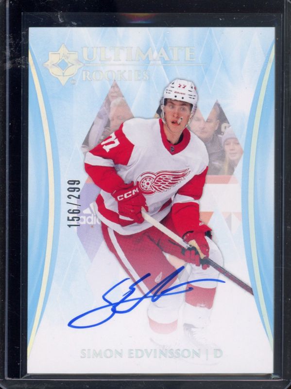 Simon Edvinsson 2023 Ultimate Collection #154 Ultimate Rookies RAW