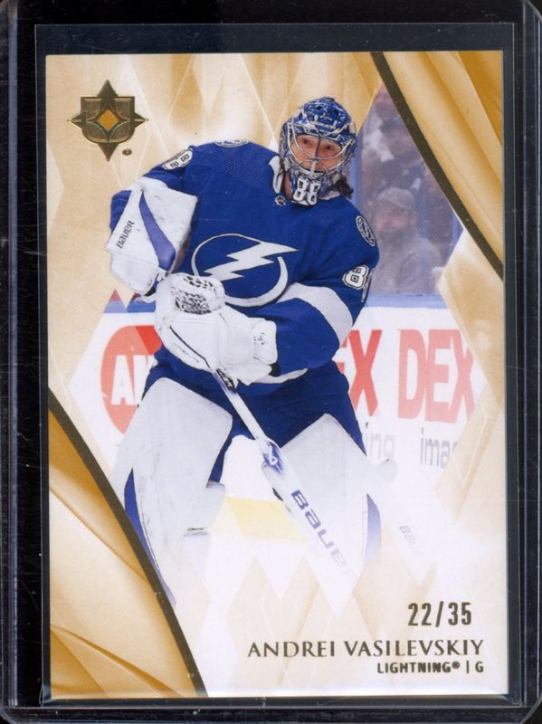 Andrei Vasilevskiy 2023 Ultimate Collection #19 Gold /35 RAW