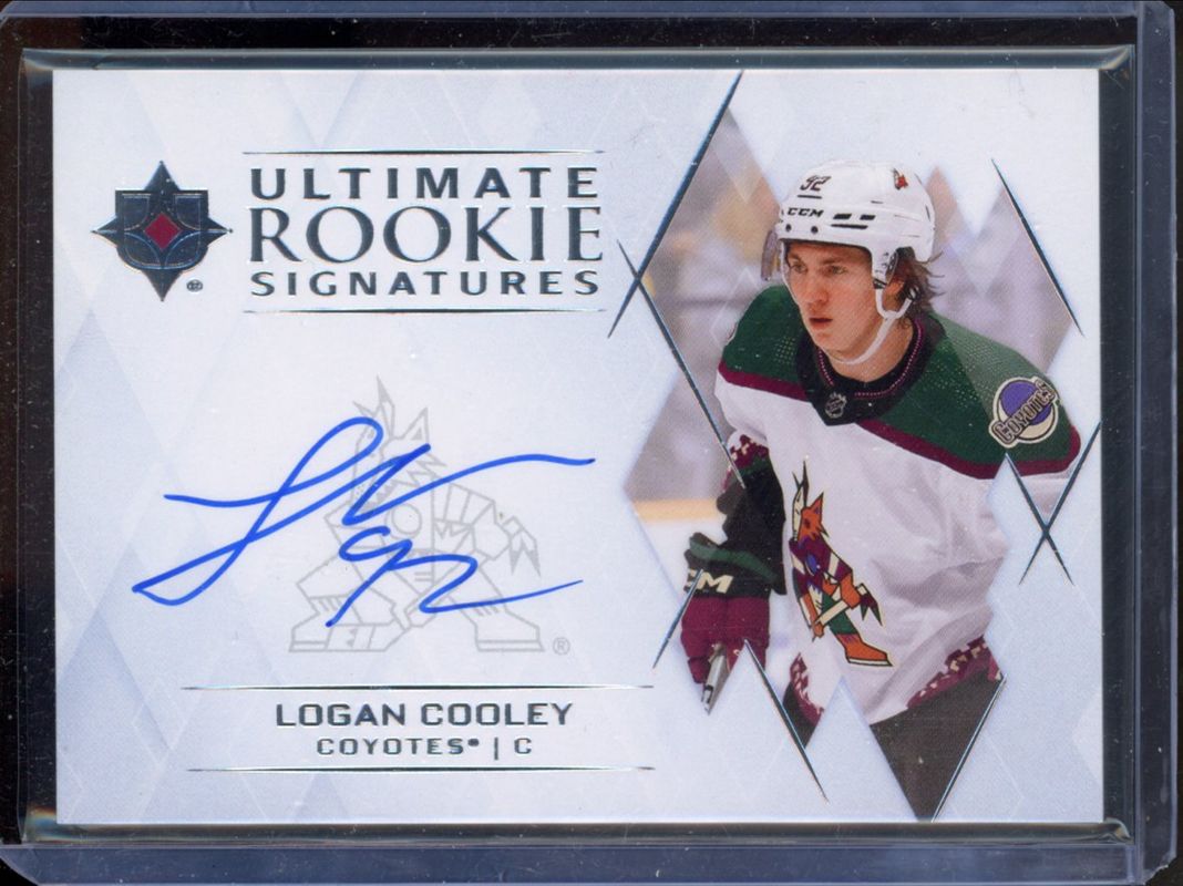 Logan Cooley 2023 Ultimate Collection #URS-CO Ultimate Rookie Signatures RAW