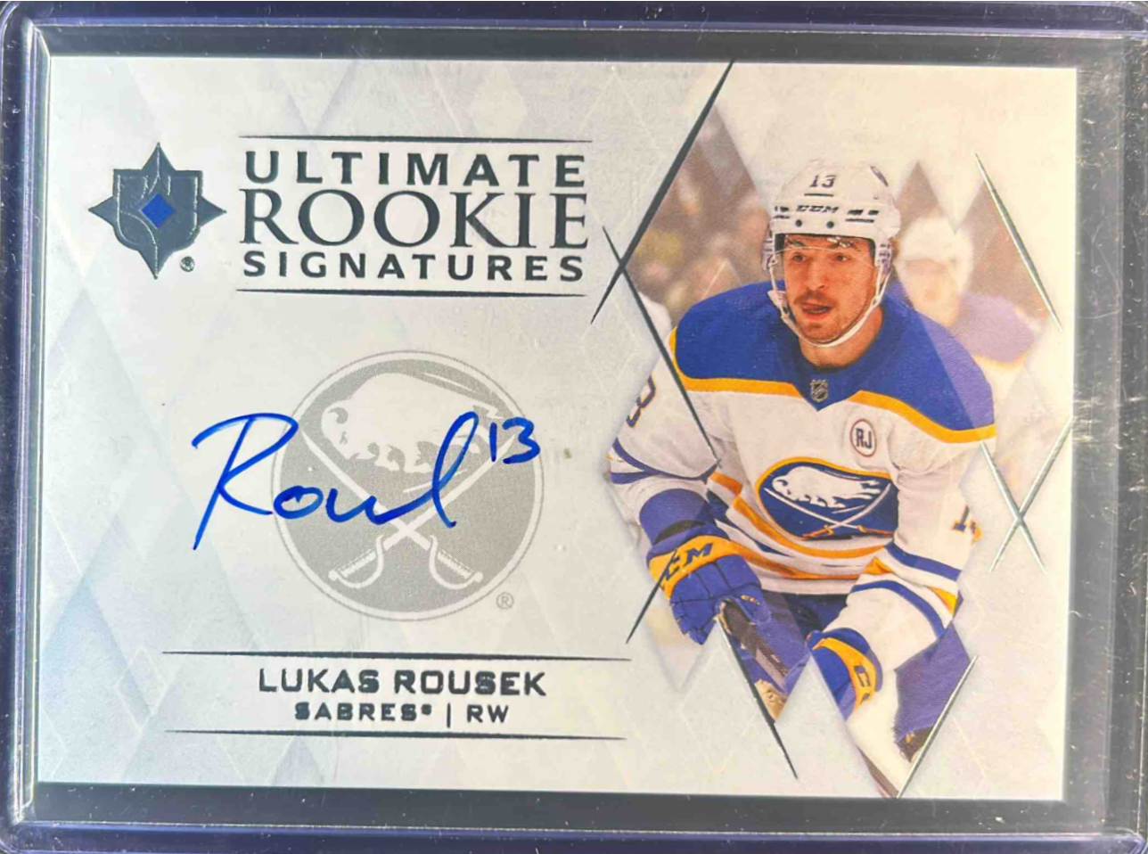 Lukas Rousek 2023 Ultimate Collection #URS-LR Ultimate Rookie ...