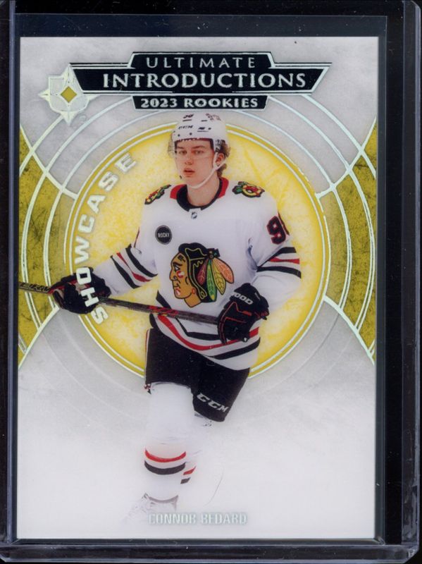 Connor Bedard 2023 Ultimate Collection #UI-98 Ultimate Introductions Rookie RAW