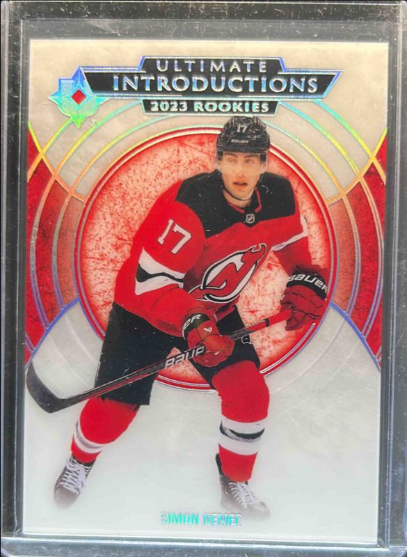Simon Nemec 2023 Ultimate Collection #UI-50 Ultimate Introductions Rookie RAW