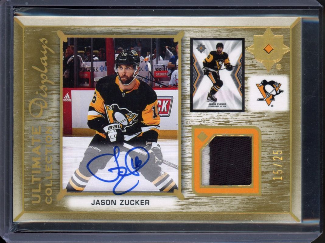 Jason Zucker 2023 Ultimate Collection #UDA-JZ 2021 Update Ultimate Display - Auto Patch /35 RAW