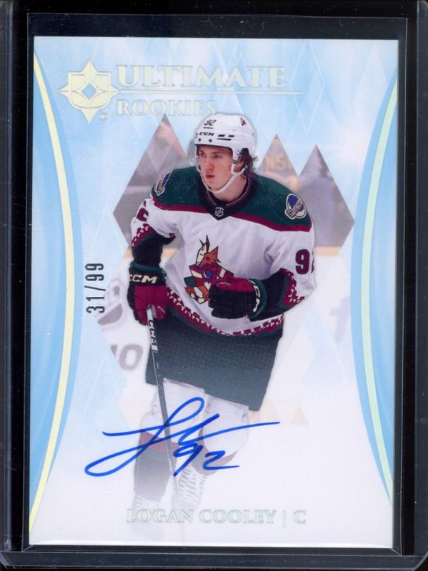 Logan Cooley 2023 Ultimate Collection #172 Base /149 Rookie RAW