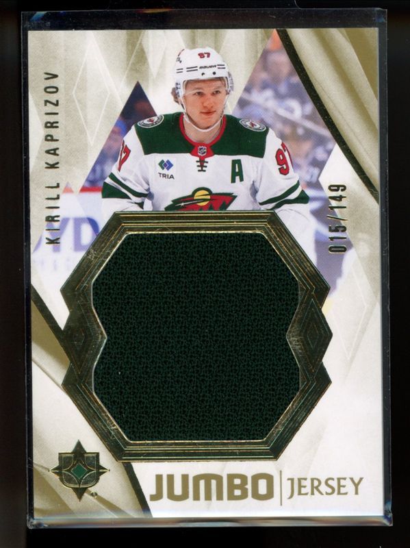 Kirill Kaprizov 2023 Ultimate Collection #59 Jumbo Jersey /149 RAW