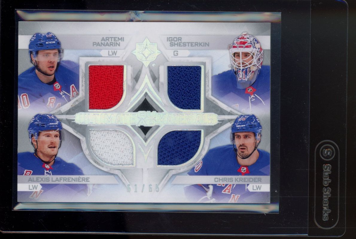 Alexis Lafreniere / Artemi Panarin / Chris Kreider / Igor Shesterkin ...