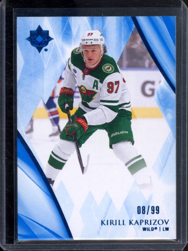 Kirill Kaprizov 2023 Ultimate Collection #59 Blue /99 RAW
