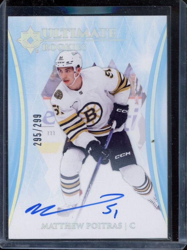 Matthew Poitras 2023 Ultimate Collection #124 Base /149 Rookie RAW