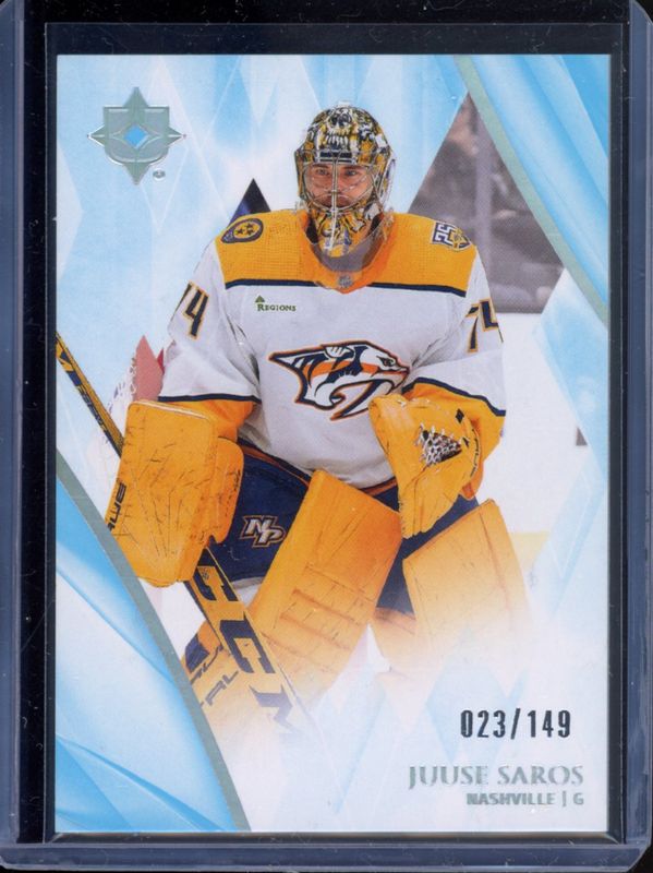 Juuse Saros 2023 Ultimate Collection #35 Base /149 RAW