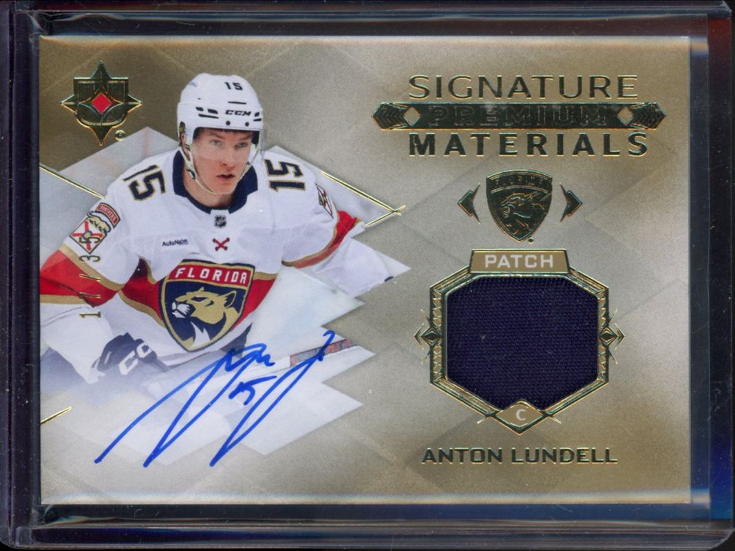 2023 Upper Deck Ultimate Collection #UMS-AL Signatures Materials - Gold Patch /35