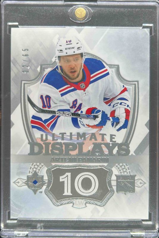 Artemi Panarin 2023 Upper Deck Ultimate Collection #UD-AP Ultimate Displays /65 RAW
