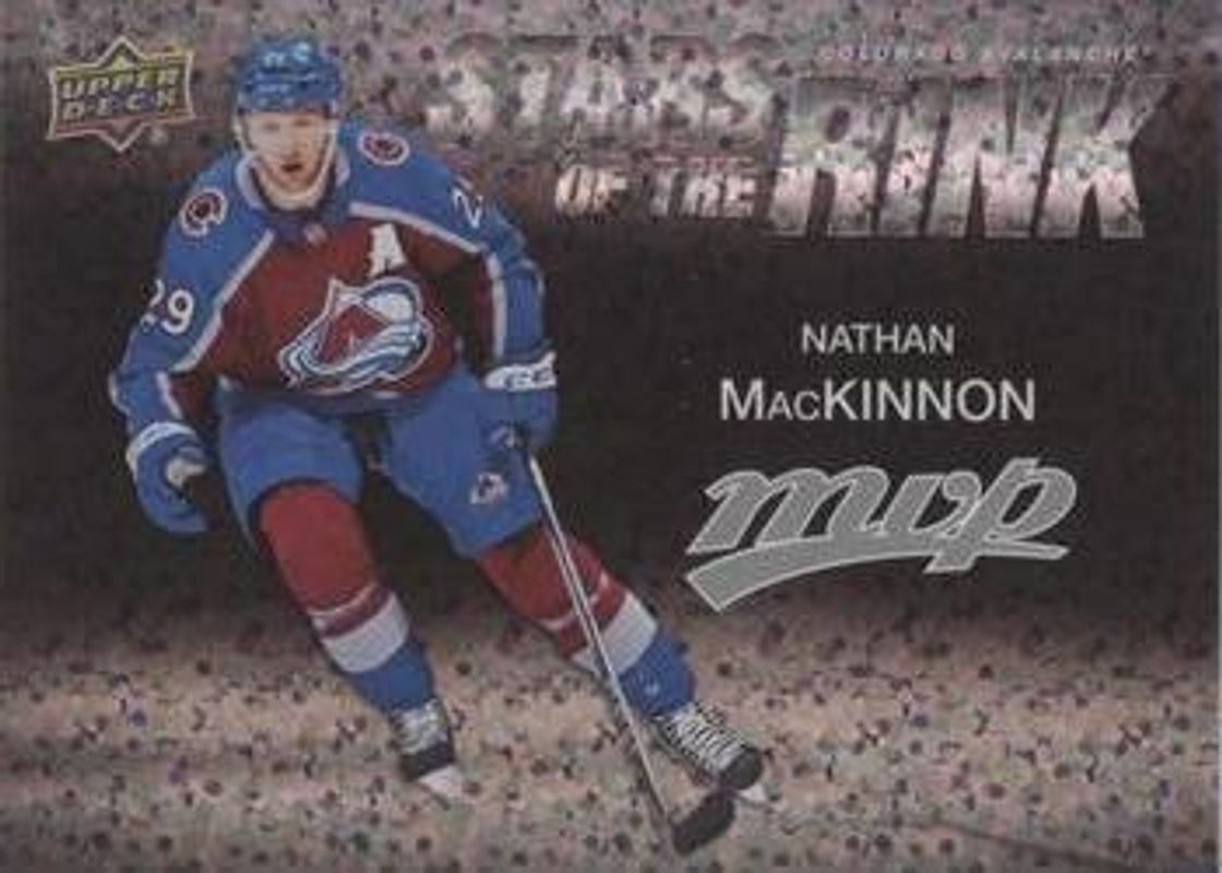 Nathan MacKinnon 2023 Upper Deck MVP #SS-12 Stars of the Rink RAW