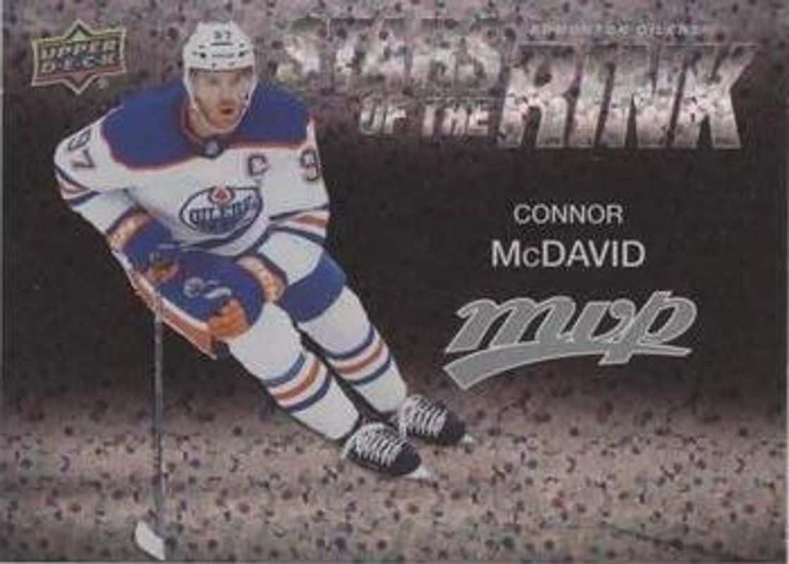 Connor McDavid 2023 Upper Deck MVP #SS-4 Stars of the Rink RAW