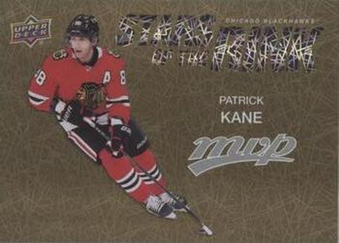 Patrick Kane 2023 Upper Deck MVP #SS-28 Stars of the Rink - Gold RAW