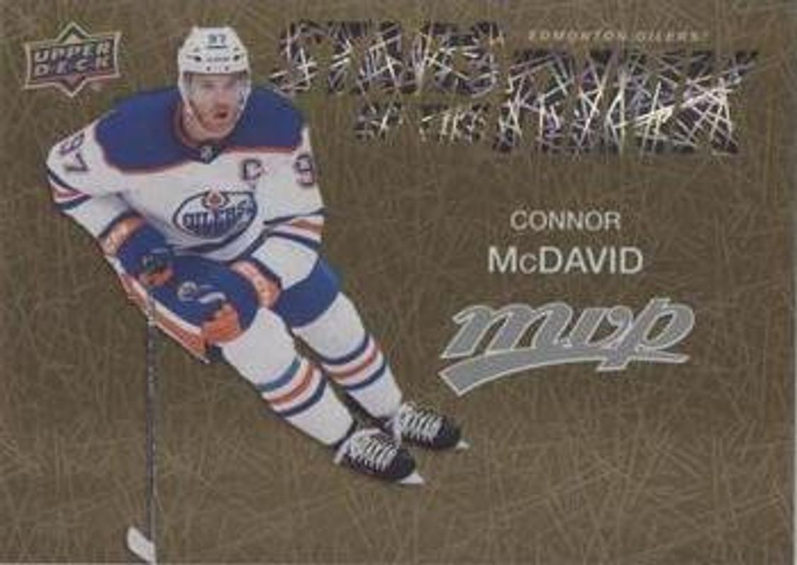 Connor McDavid 2023 Upper Deck MVP #SS-4 Stars of the Rink - Gold RAW