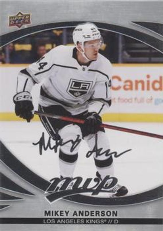 Mikey Anderson 2023 Upper Deck MVP #214 Silver Script RAW