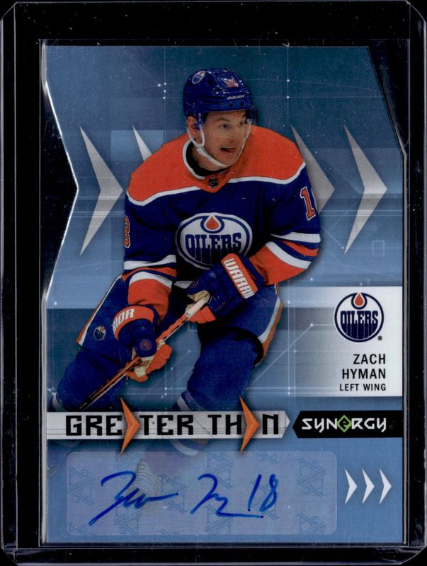 2023 Upper Deck Synergy #GT-ZH Greater Than Signatures