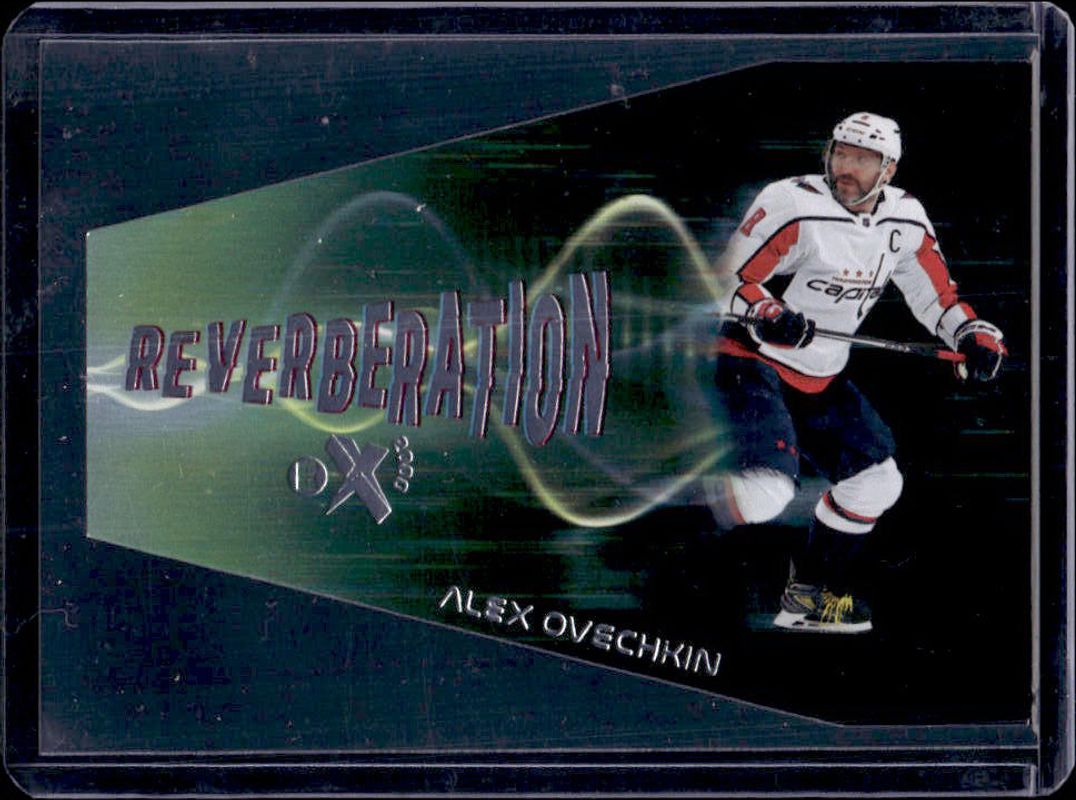 Alexander Ovechkin 2023 Upper Deck Skybox E-X 2000 #7-OF-20-RVB Reverberation RAW
