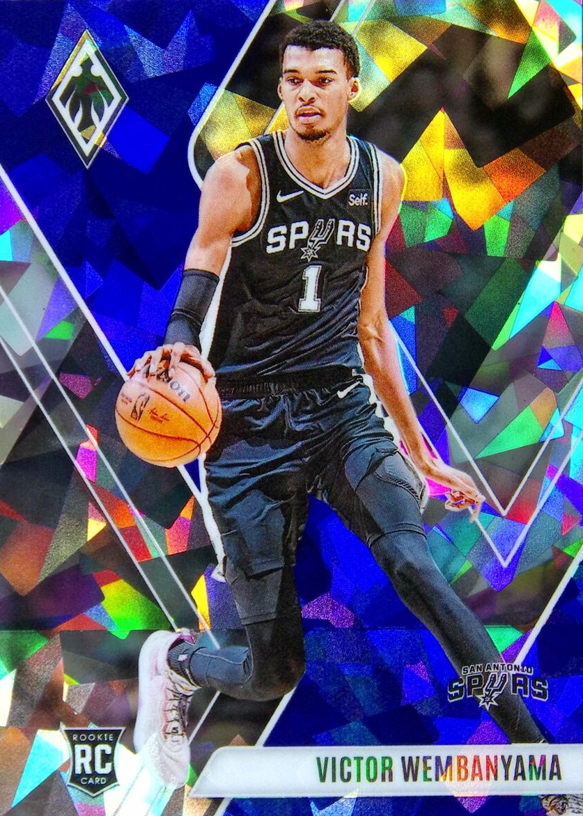 ゼロフェニックス　b 2023-24 PANINI PHOENIX VICTOR WEMBANYAMA ROOKIE TEAL LAZER