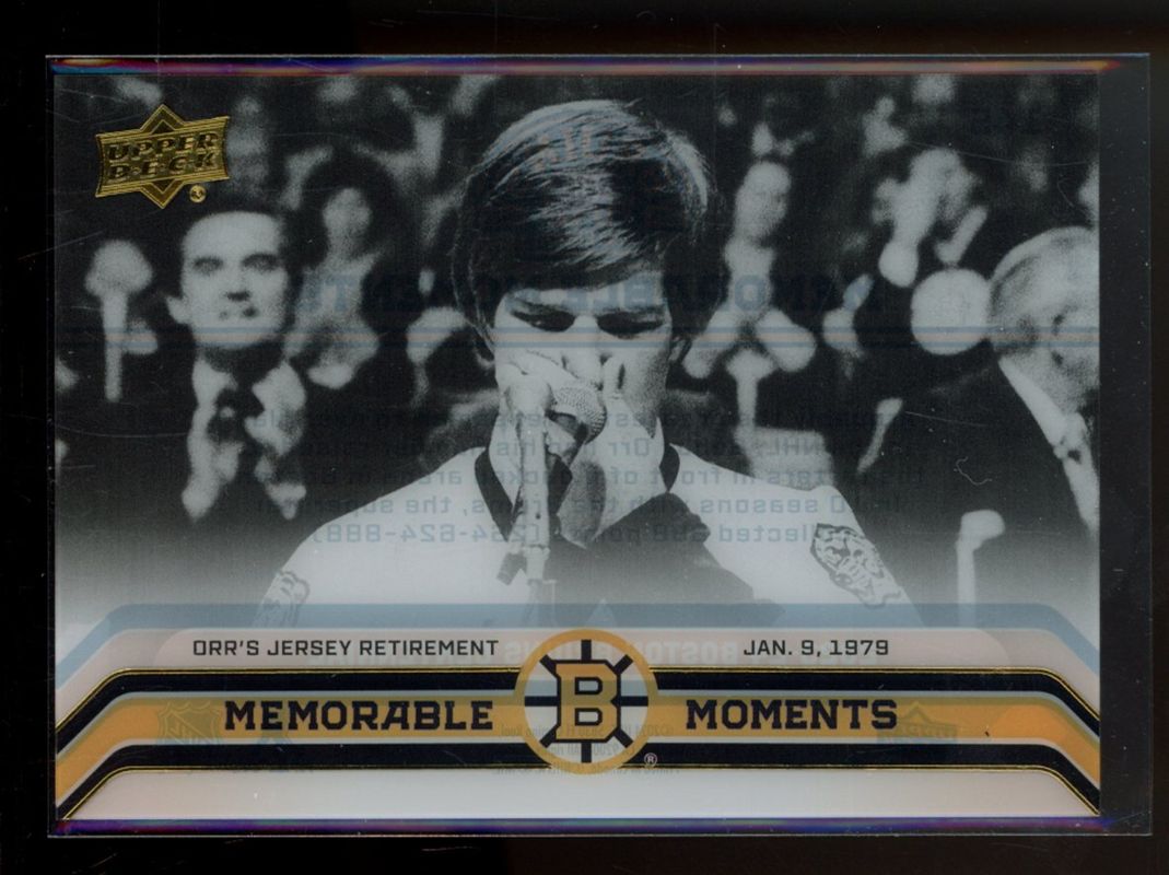 Bobby Orr 2023 Upper Deck Boston Bruins Centennial #145 Acetate RAW