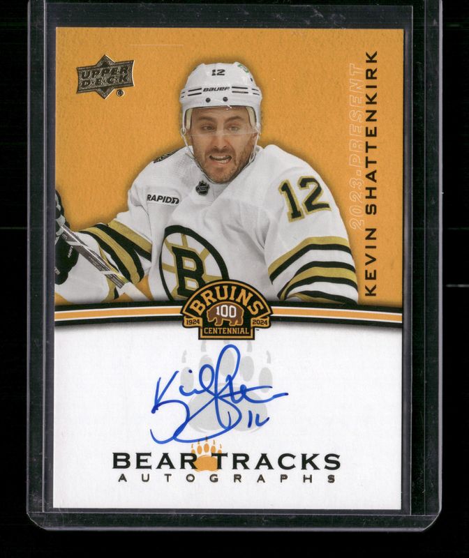 2023 Upper Deck Boston Bruins Centennial #BT-RK Bear Tracks Autographs