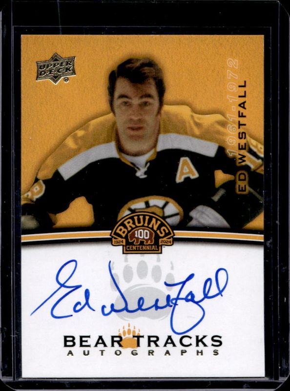 2023 Upper Deck Boston Bruins Centennial #BT-EW Bear Tracks Autographs