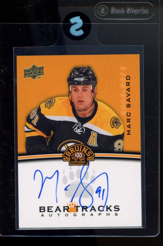 2023 Upper Deck Boston Bruins Centennial #BT-MS Bear Tracks Autographs