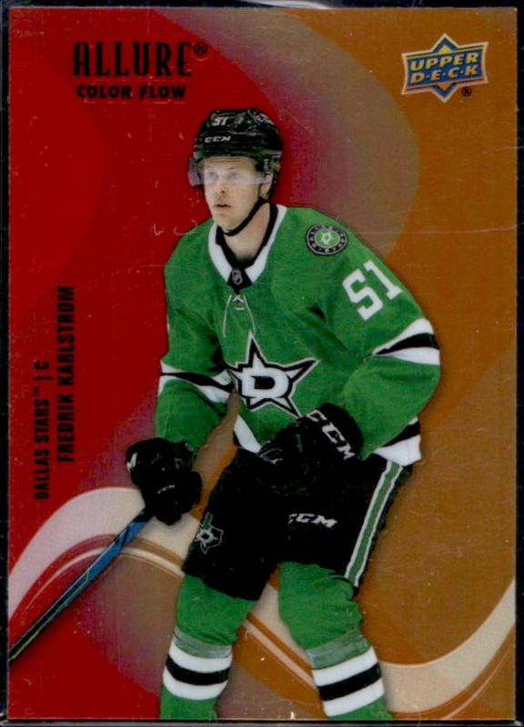 2022 Upper Deck Allure #SF-91 Color Flow Red - Orange