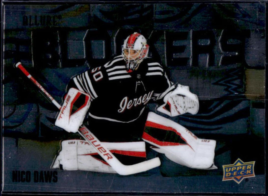 Nico Daws 2022 Upper Deck Allure #BL-2 Blockers RAW